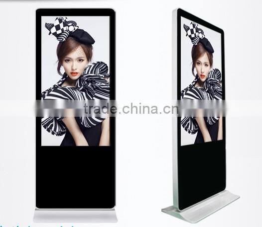 55 inch alone stand rotatable LED network android totem monitor