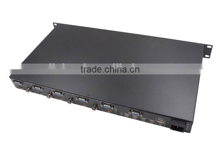 LINK-MI LM-SH41 High Performance 4 Digital/Analog Video HDMI/VGA/CVBS to HDMI VGA 4x1 Video Wall Processor