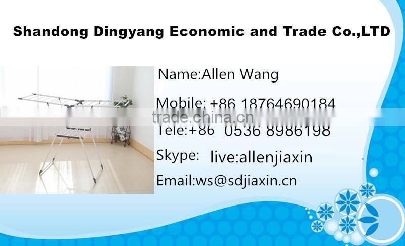 Stainless steel vertical clothes hanger rack