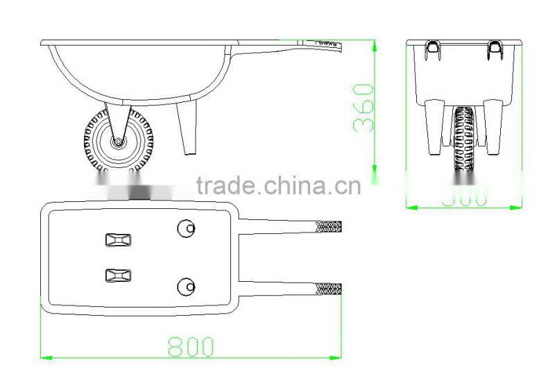 Kids toys plastic home outdoor stable cheap wheelbarrow prices