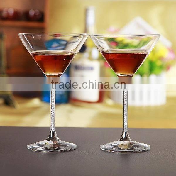 Wholesale new design FDA.SGS.certification clear crytal champagne/wine/drinking glass cup