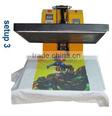 Multi color flatbed printer for t shirt/digital flatbed printer for garment.