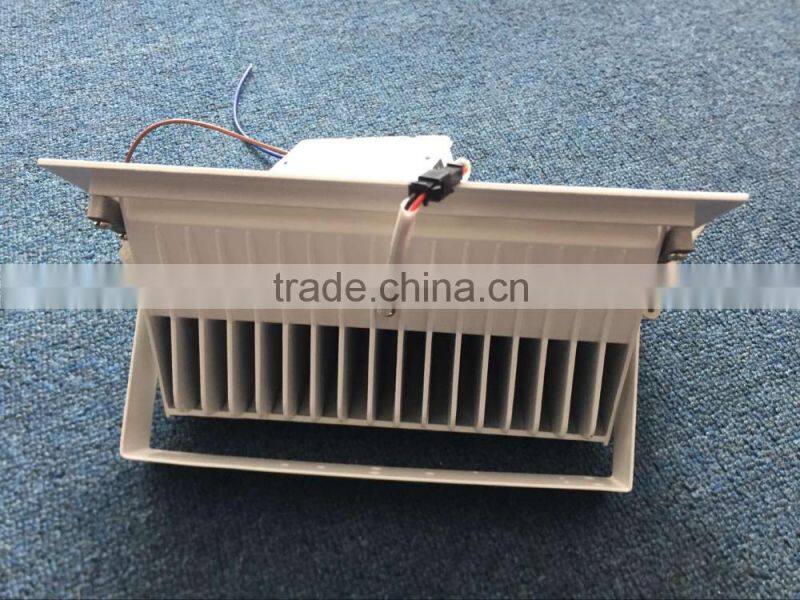 110v/230v 3 years warranty rotatable cob led square downlight 30w