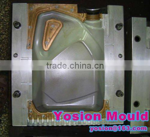 HDPE extrusion blowing oil bottle mould