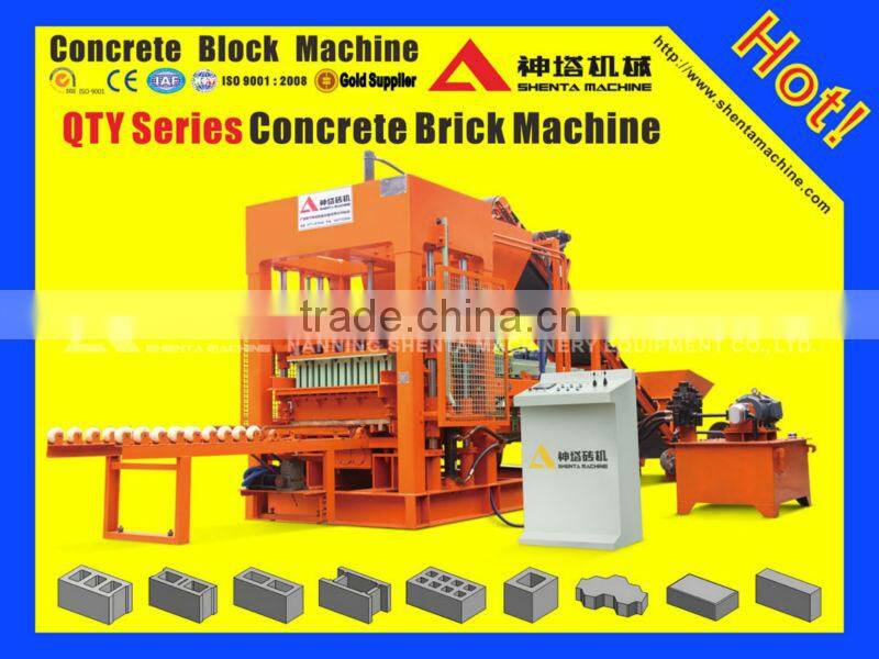 QTY10-15 full automtic hydraulic brick making production machines