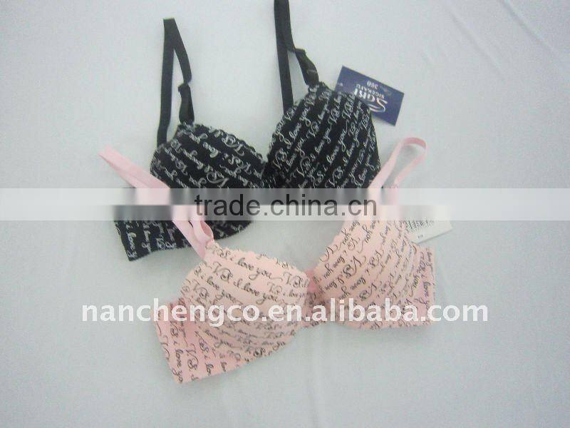 New design sexy ladies bra One piece underwear