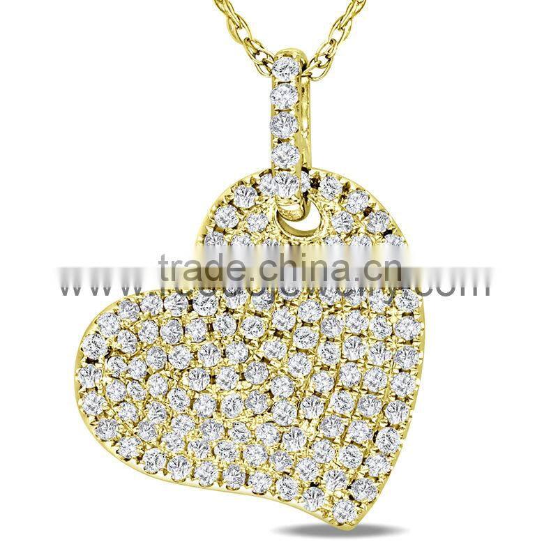 925 Silver Heart Pendant With Black Stone