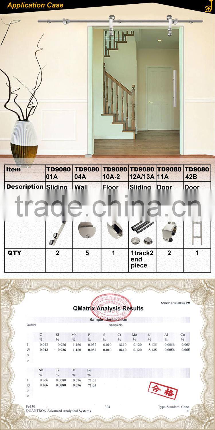 Long Service Life Hardware Silence Shower Glass Door Used Roller Skates