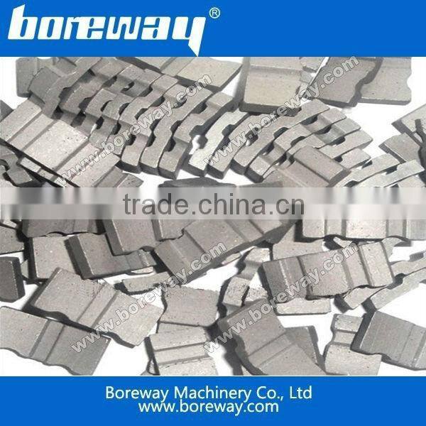 China manufacturer supply high quality corrugated diamond drill segment