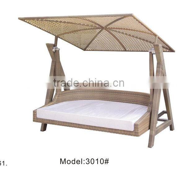 Light weight Outdoor rattan swing chair benches garden patio swing chair and benches