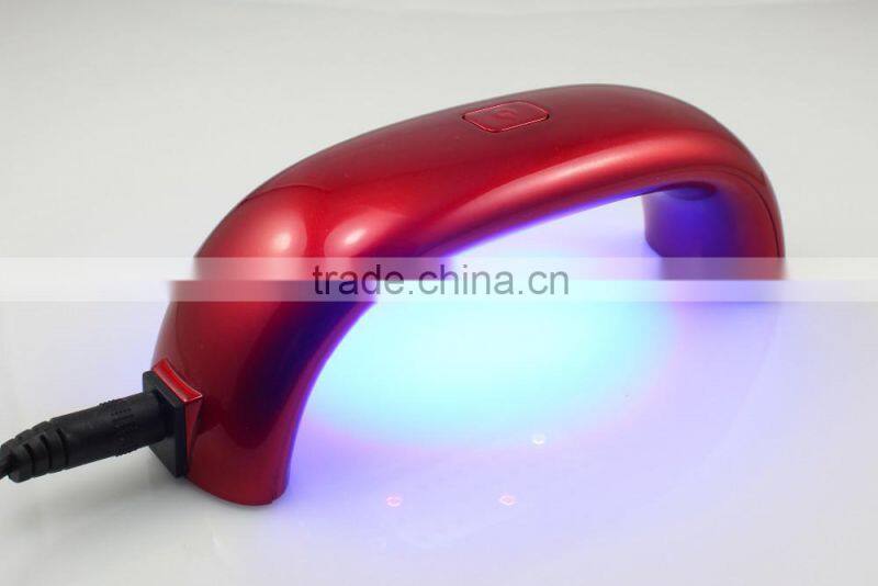 9w uv led professional nail dryer portable nail uv led