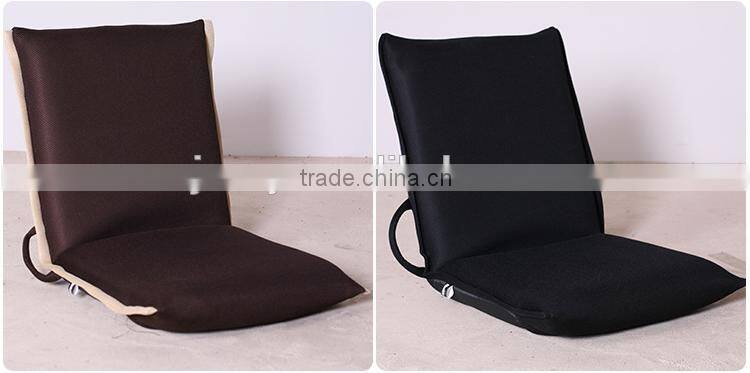floor cushion chair with 5 positions adjustable backrest