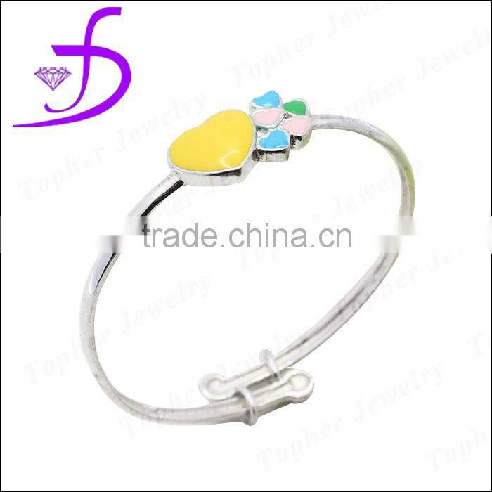 Factory price high quality fashion bangle sterling silver 925 enamel bangle