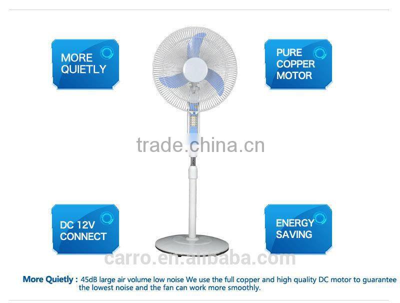 Carro Electrical 16inch 12v 15w solar house fan DC-12V16C