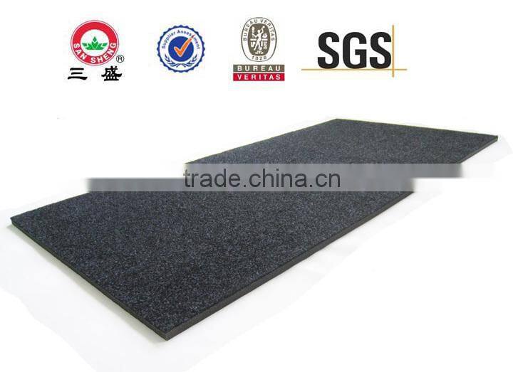 Factory direct luxury carpet with foam sheet