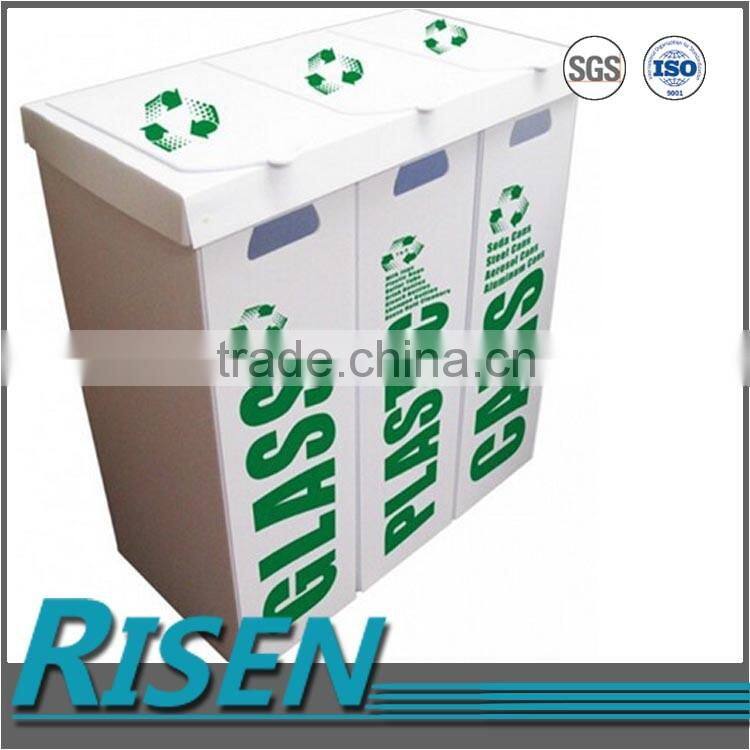 Recycled pp plastic sheet dustbin