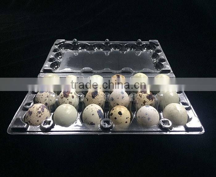 OUCHEN wholesale high quality plastic quail egg cartons tray packaging 12 18 20 24 30 holes for sale
