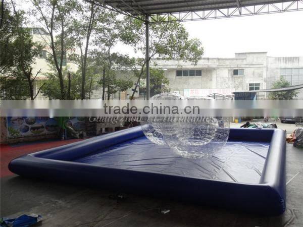 Indoor / Ourdoor Funny Baby Inflatable Swimming Pools 0.6mm - 0.9mm PVC Tarpaulin