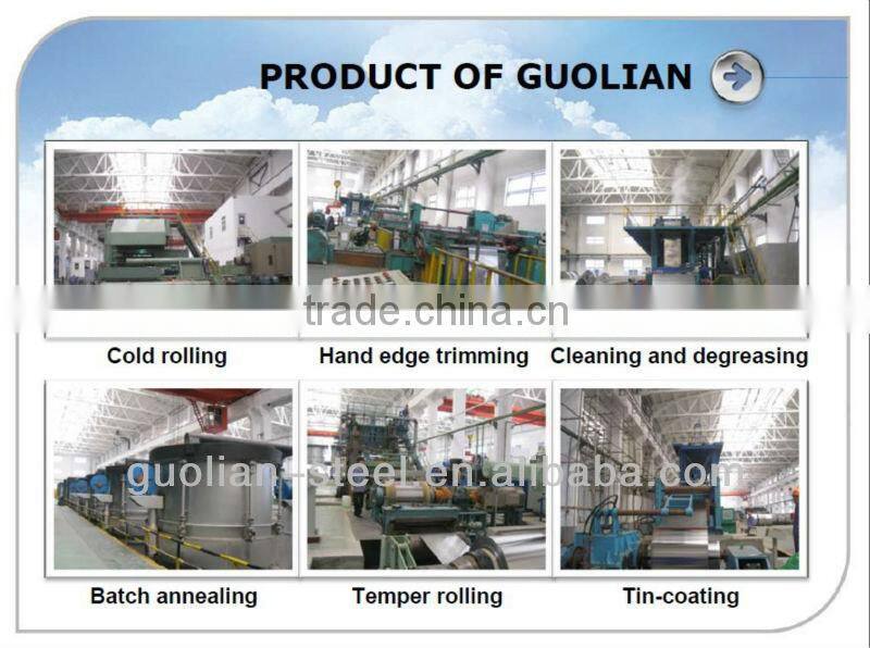 Tinplate and TFS for Tin can