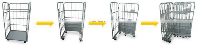 rolling metal storage cage