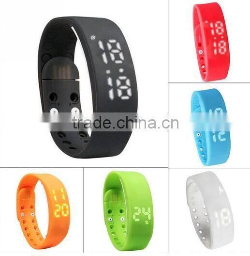 New Fashion Silicone Sport LED Watch, Touch Screen Digital Sport Wristwatch