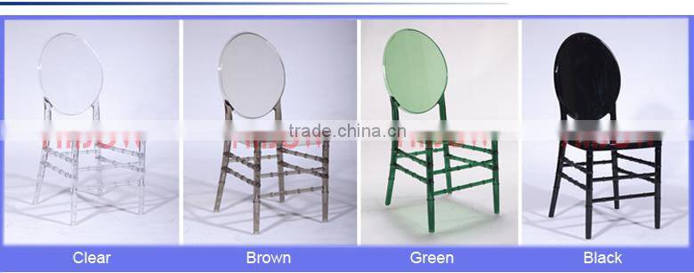 2015 hot seller polycarbonate white plastic ghost chair