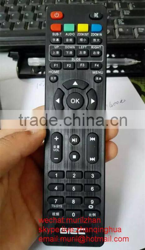 High Quality White 37 Buttons LED/LCD Remote Control for PHILIPSS with Lens ZF network set-top box Controller
