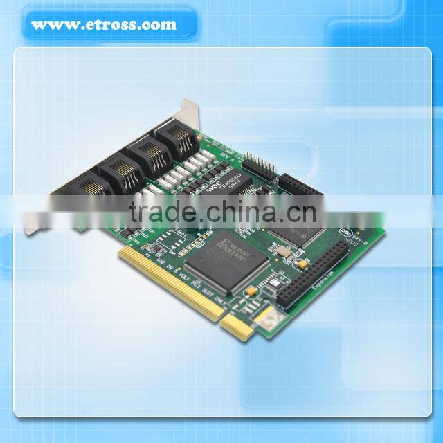 TE405P Digital Asterisk card, For TRIXBOX IP-PBX ZAPTEL, 4 E1/T1/J1