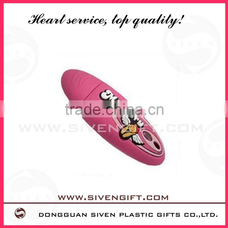 promotion gift soft pvc usb holder for 2gb