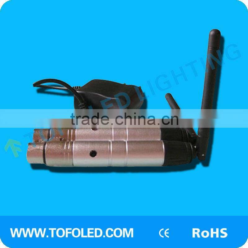 Wireless XLR 2.4G wireless DMX512 receiver&transmitter