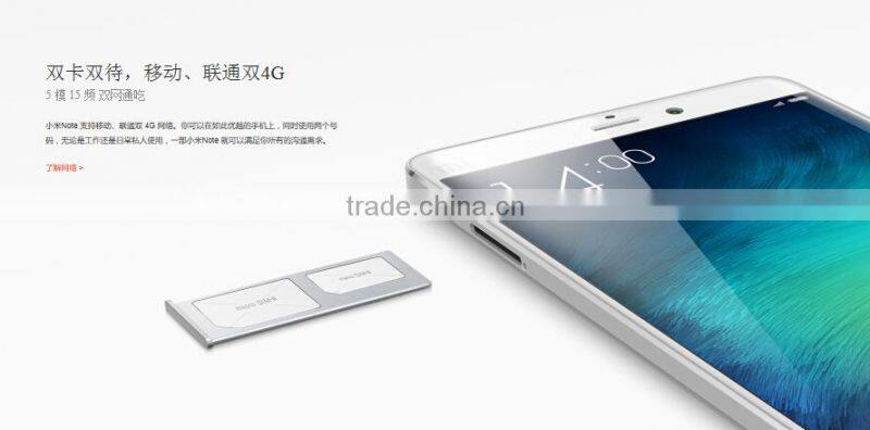 2 SIM card, micro / nano Xiaomi MI NOTE Pro mobile phone! 3GB/16~64GB 5.7 inches