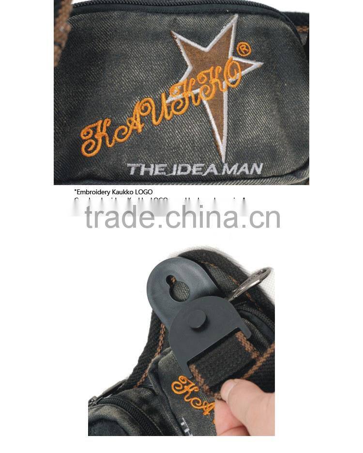 Old Fashion Design Drop Leg Bag for Men Bicycle Waist Packs