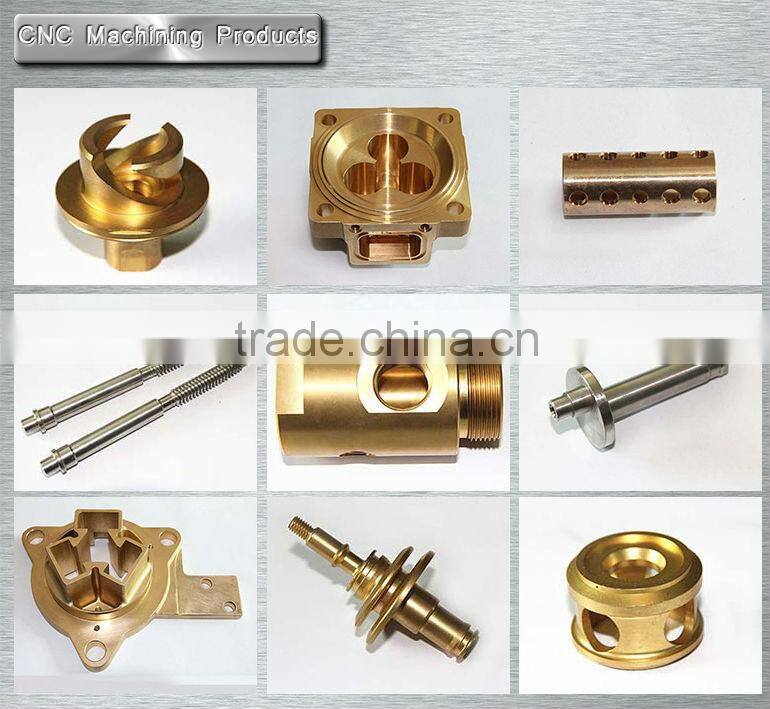 copper custom machining gear used in textile machinery parts