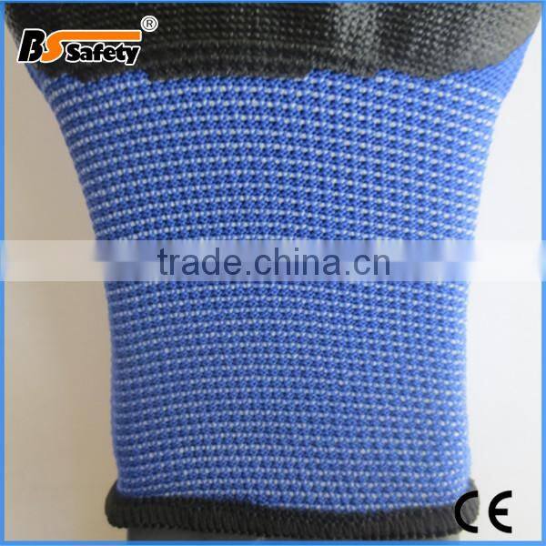 BSSAFETY safety protective cheap nitrile gloves coated working gloves