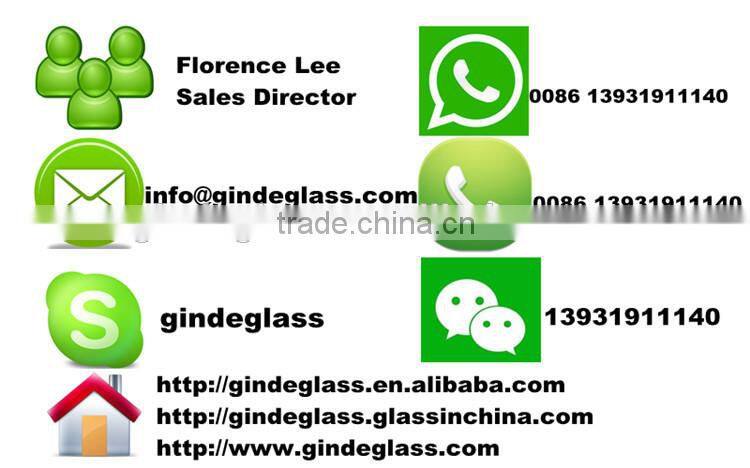 tranparent interior glass titanium door glass