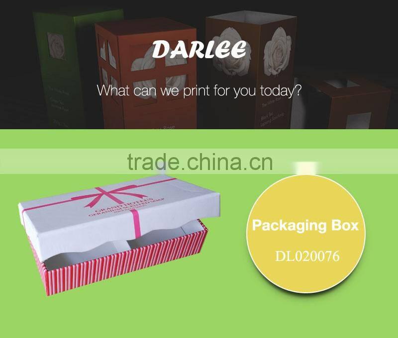 DL020076 2016 Luxury Custom Cardboard Packaging Gift Box With Custom Made Printing