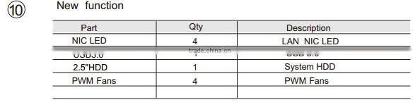 4U 19 inch rack sevrer case for rack sever with 650 depth