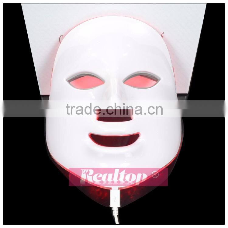 skin care mascara facial photodynamics pdt rejuvenation anti aging red yellow green blue led light therapy cosmetic facial mask
