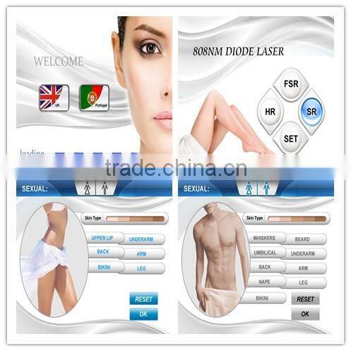 New design 808nm machine diode laser for hair reduction skin rejuvenation