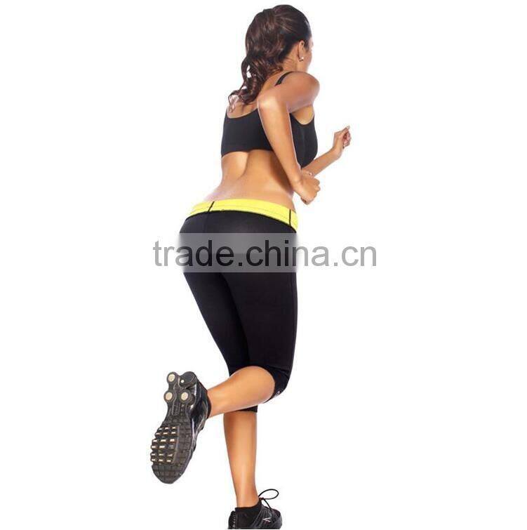 hot neoprene fitness body sharpers with full length sports slimming pants Weight Loss running trousers sets as seen on tv