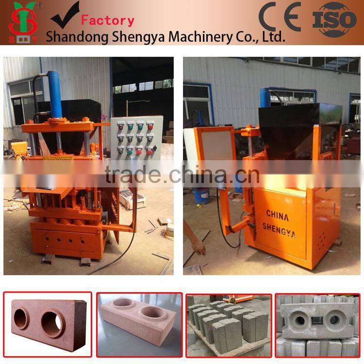 Hot sale machine SY1-10 Automatic brick making machine hydraulic pressure method.