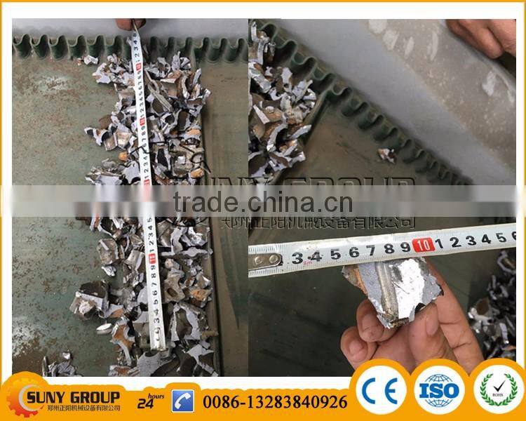 Waste aluminum cans/ alloy/castings shredder