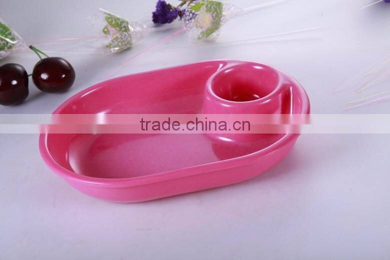 Simply Style 4 Compartments Snack Tray/melamine Dinner Plate for children, melamine dinner plates for dinning room