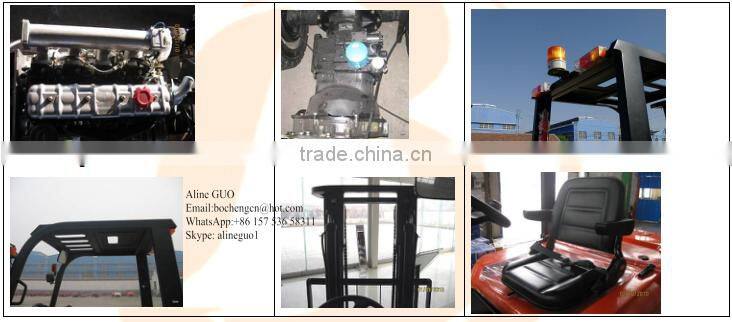 High quality low price stable performance outdoor balance weight type diesel forklift