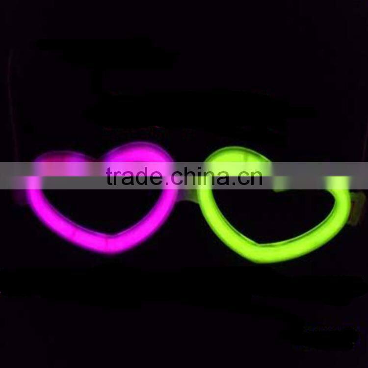Party Toys With Fun Glow Heart Glasses(EN71, ASTM F963)