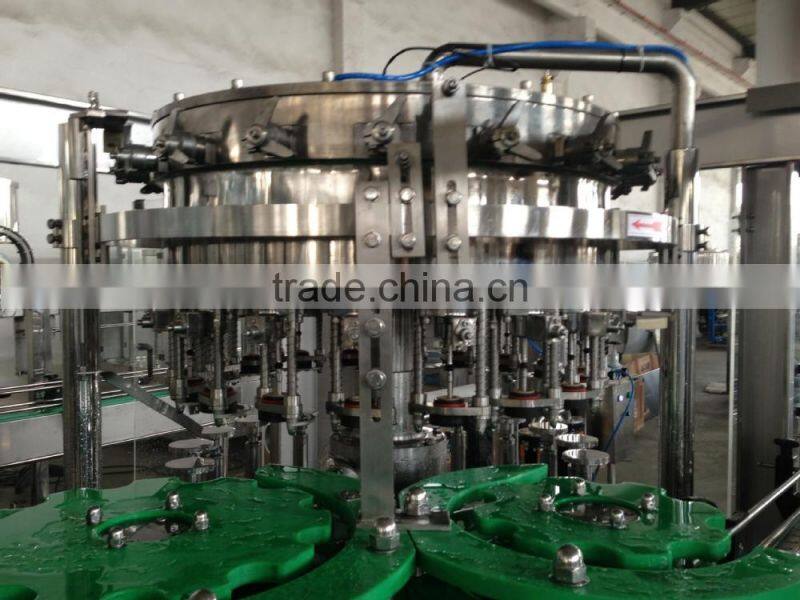 glass /pet bottles gas contained drinks producution line