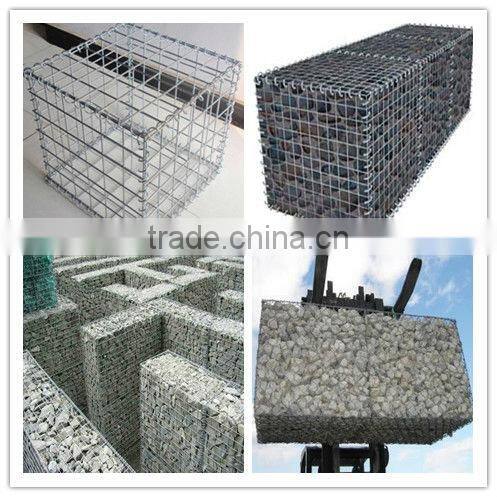 alibaba China wholesale CE&ISO certificated plastic coated gabion basket(pro manufacturer)