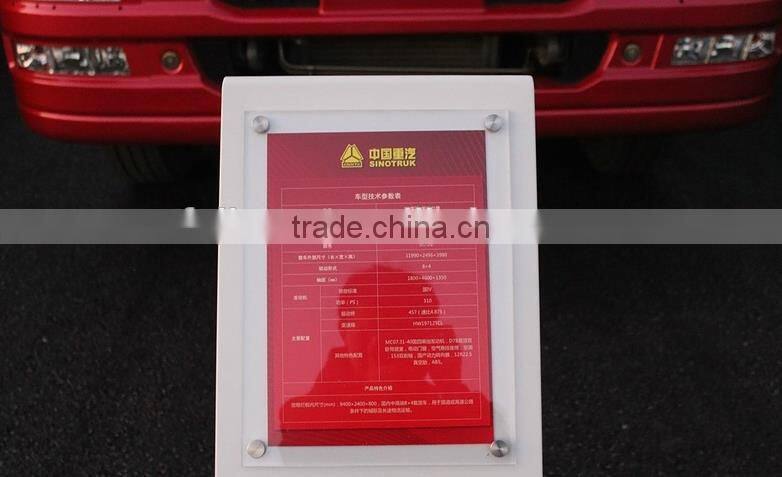 Manual Transmission Diesel Fuel STR box truck 310HP 8x4