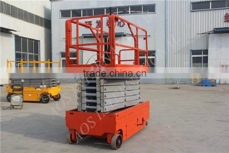 Hydraulic Self-propelled Electric Scissor Lift With Working Height 8m