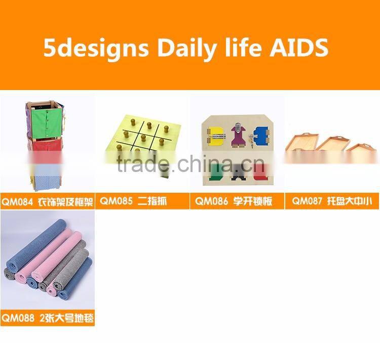 Kid Wooden toy montessori material from China factory